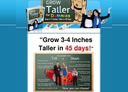 Grow Taller For Dummies Review, How To Grow Taller & Increase Height