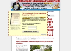 90 Second Tennis Cash System [Honest Reviews]